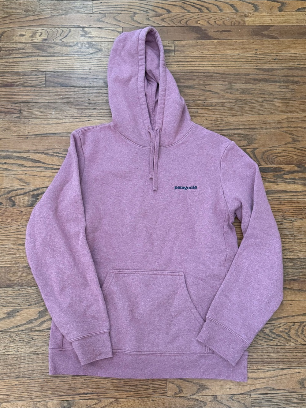 Patagonia Boardshort Logo Uprisal Hoody in Evening Mauve M EUC